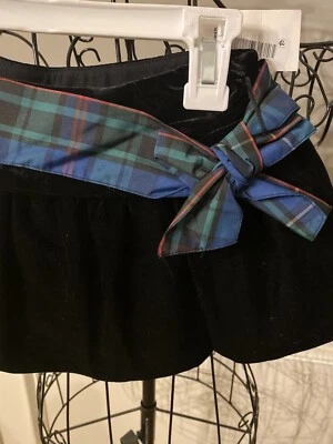 Falda Ralph Lauren Bebé Niñas Terciopelo Negro Burbuja Talla 24 Meses Nueva con Etiquetas Foto 1 de 4