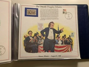 Die Geschichte der amerikanischen Briefmarkentafel: Die Lincoln-Douglas-Debatten - Bild 1 von 1