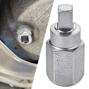 1X Ölwanne Ölablassschraube Schlüssel Werkzeug Für Renault Für Peugeot Für Volvo - Picture 1 of 12