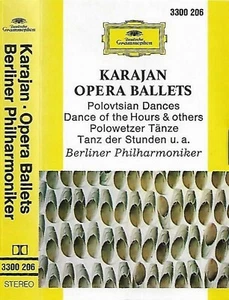 Karajan Berliner Philharmoniker Opera Ballets CASSETTE ALBUM DG Classical - Picture 1 of 11