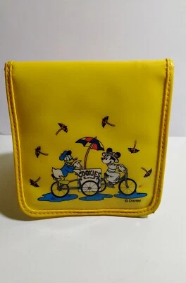  Cartera Amarilla Mickey Pato Donald y Minnie Mouse Disney Rara Años 80 De Colección Foto 1 de 3