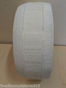 1 meter of 3 Inch (75mm) Pinch/Triple Pleat Curtain Heading Header Tape~SAME DAY