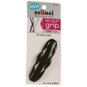 Pack of 6 Hair Clips – Scunci Tortoise No-Slip Grip Twist Barrette - Picture 1 of 1