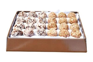Bio Badepralinen Geschenkset 24 Stk Vegan Schokolade und Cranberry Höchste Qu... - Bild 1 von 1