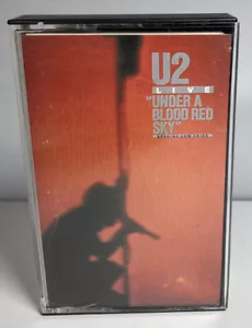 U2 Under A Blood Red Sky Cassette Tape Sunday Bloody Sunday New Year's Day - Picture 1 of 7