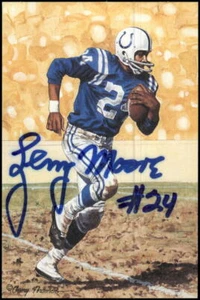 Lenny Moore Autographed Signed 1989-97 Goal Line HOF #137 JSA Authentic - Picture 1 of 2