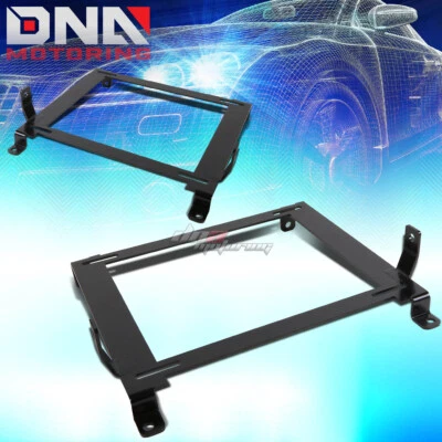 PAIR LEFT+RIGHT RACING BUCKET SEAT DOWN LOW MOUNT BRACKET FOR 06-11 CIVIC FG/FA - Image 1 of 4