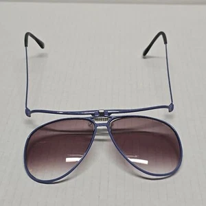 Foster Grant spec 1000 Vintage Rare 80s Aviator wire rim flip up sunglasses - Imagen 1 de 9