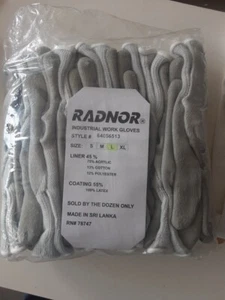 Radnor Industrial Work Gloves Size Large 1 Dozen Pack - Picture 1 of 1