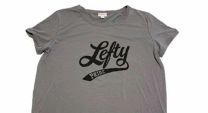 LuLaRoe small Liv grigio nero lefty pride mancino mancino nuovo con etichetta - Foto 1 di 1