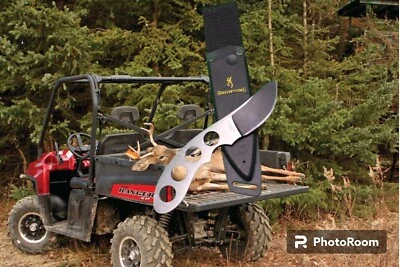 Browning Model 468 Semi-Skinner Fixed Blade Extreme Knife w/Sheath 322468 - Image 1 of 4