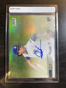 2021 Stadium Club Chrome Deivi Garcia RC Auto - Picture 1 of 2
