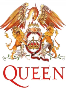Calcomanía de vinilo para parachoques resistente a la intemperie con logotipo de banda de rock Queen - Imagen 1 de 1