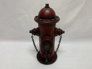 Authentically Detailed Red Fire Hydrant Coin Piggy Bank Man Cave -No Rear Seam - Picture 1 of 10