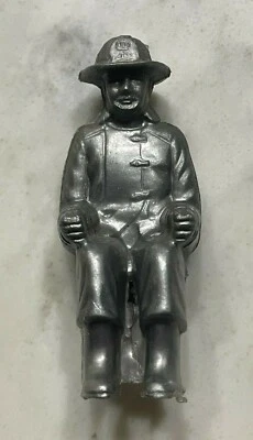 Figura de plástico de conductor de motor de camión escalera de bomberos Eldon de los años 50 de colección Foto 1 de 4