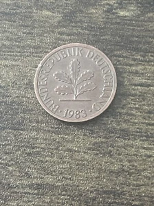 1983 Germany 1 Pfennig Cent Actual Coin TK8149* - Picture 1 of 3