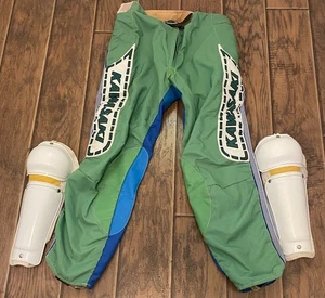 Vintage M.Roberts Kawasaki Motocross Pants Made In Italy Sz 32 80 Factory Rider - Bild 1 von 9