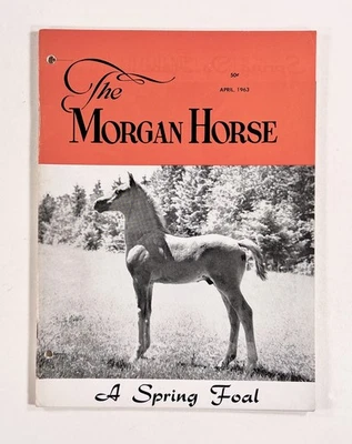 1963 Apr THE MORGAN HORSE Riding BREEDING Horse Shows CLUB NEWS pedigrees PHOTOS - Image 1 of 4
