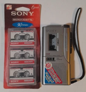 Sony Microcassette Recorder M-530V Voice Operated 2-Speed VOR-Has Issues Read - Picture 1 of 7