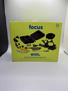 Focus Onn~Action Camera Accessory Kit~16 Piece~Essentials For GoPro & Others - Picture 1 of 3