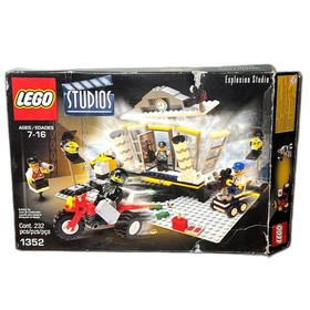 LEGO Studios 1352 RETIRED Set EXPLOSION STUDIO BOX - Empty Package Only - 2000s