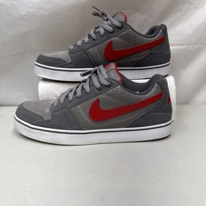 Nike Ruckus Men’s 9.5 Low SB Shoes 395770-015 Lt/dark Gray With Red Trim - Picture 1 of 6