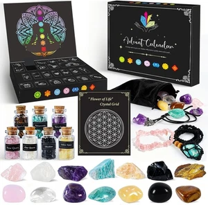 24-tägiger Adventskalender 2025 Edelsteine Frauen Männer Kinder - Bild 1 von 7