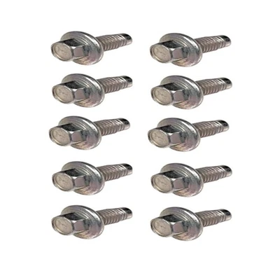 For Ford F-450/F-550 Super Duty 2020-2023 Engine Oil Drain Plugs 10 Pieces Steel — 第 1/4 张图片