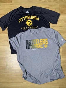 NFL Team Apparel Pittsburgh Steelers Shirt Lot Mens Sz XL - Picture 1 of 8