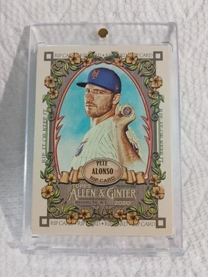 Rip Card 2020 Topps PETE ALONSO 45/99 SP Allen & Ginger #RIP-4 Polar Bear Mt ROY - Image 1 of 4