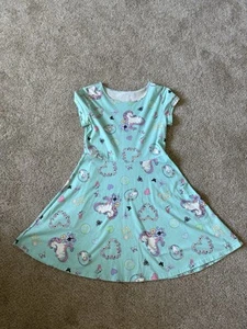 The Place Girls Llama Unicorn Dress Size XL 14 Super Cute Summer Dress - Picture 1 of 9
