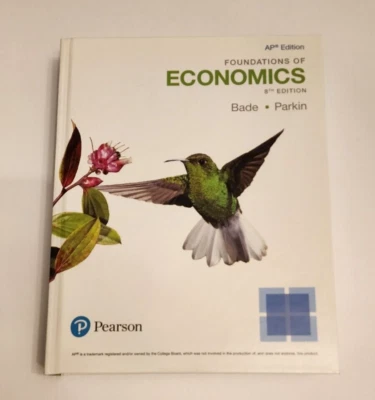 FOUNDATIONS OF ECONOMICS, AP EDITION, 8TH EDITION LIKE NEW - SHIPS FREE - Image 1 of 2