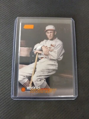 2023 Topps Stadium Club Orange Foil #239 Rogers Hornsby /199 NB - Image 1 of 2