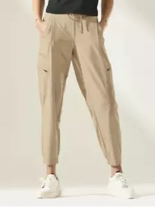 Pantaloni donna Athleta Venture Joggers gamba dritta cropped taglia 0 beige - Foto 1 di 11