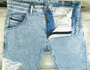 HOT Men's DIESEL KROOLEY-T 84PV TAPERED STRETCH JOGG PANTS Jeans 28 (*Fit 29x28) - Picture 1 of 13