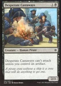 3X DESPERATE CASTAWAYS 101/279 IXALAN MTG MAGIC MP X3 - Picture 1 of 1