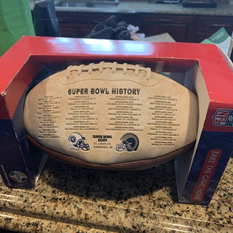 Super Bowl XXXIV Football Sports New In Box Limited Edition Of 10,000 Cover