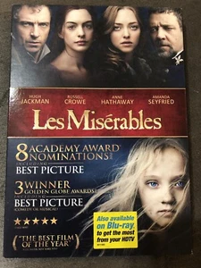 Les Misérables (DVD, 2013) directed by Tom Hooper - NEW Sealed - Picture 1 of 3