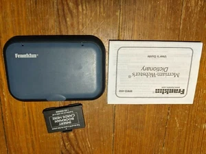 Franklin Merriam-Webster MWD-450 W/ Manual & Spanish Master Cartridge - Picture 1 of 3