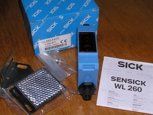 NEW - SICK WL260-F470 6020977 / 6 020 977 Photoelectric retro-reflective sensor - Foto 1 di 5