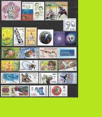 Slovakia 2009 -2022 Sports Stamps Collection - 24 MNH Stamps - Image 1 of 2