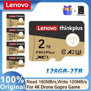 Lenovo 2TB 1TB Micro TF/SD Card Class 10 SD Card 256GB Memory Card 128GB 512GB - Photo 1/19