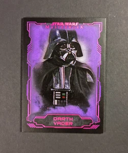 2016 Star Wars Masterwork "Darth Vader #58" PURPLE Parallel /25 - Picture 1 of 3