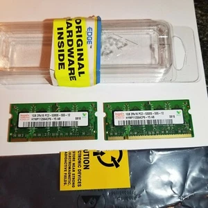 Hynix 2GB (2x1GB) 2Rx16 PC2-5300S DDR2-667MHz SODIMM Laptop Memory - Picture 1 of 3