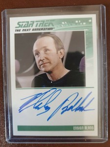 RITTENHOUSE STAR TREK TNG AUTO CARD WHITNEY RYDBECK AS ENSIGN ALANS