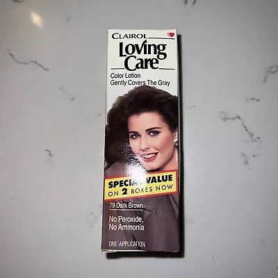 Clairol Loving Care Color Lotion 775 Smokey Ash Brown Vintage Hair Dye - Image 1 of 4
