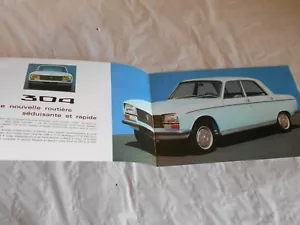 Oldtimer Broschüre Peugeot 304 französische Ausgabe 1970 - Bild 1 von 5