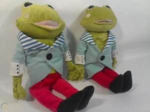 Soft Cuddly Toy Frog  15" Tall IKEA Tosig Frog Prince. - Picture 1 of 3