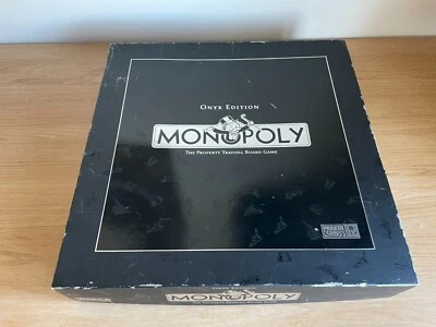 Monopoly Onyx Edition Board Game 2007 - Parker / Hasbro - 100% Complete - Image 1 of 4
