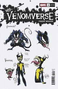 WEB OF VENOMVERSE: FRESH BRAINS #1 LUCIANO VECCHIO DESIGN 1:10 INCENTIVE VARIANT - Picture 1 of 2